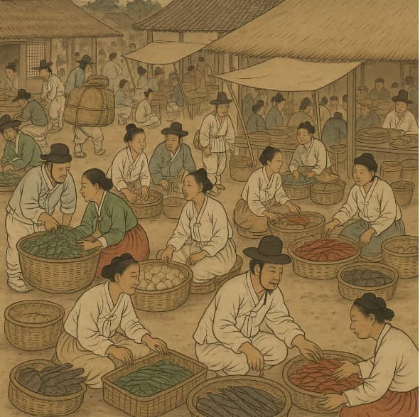 조선의 시장 문화 지금의 전통시장과 얼마나 닮았을까