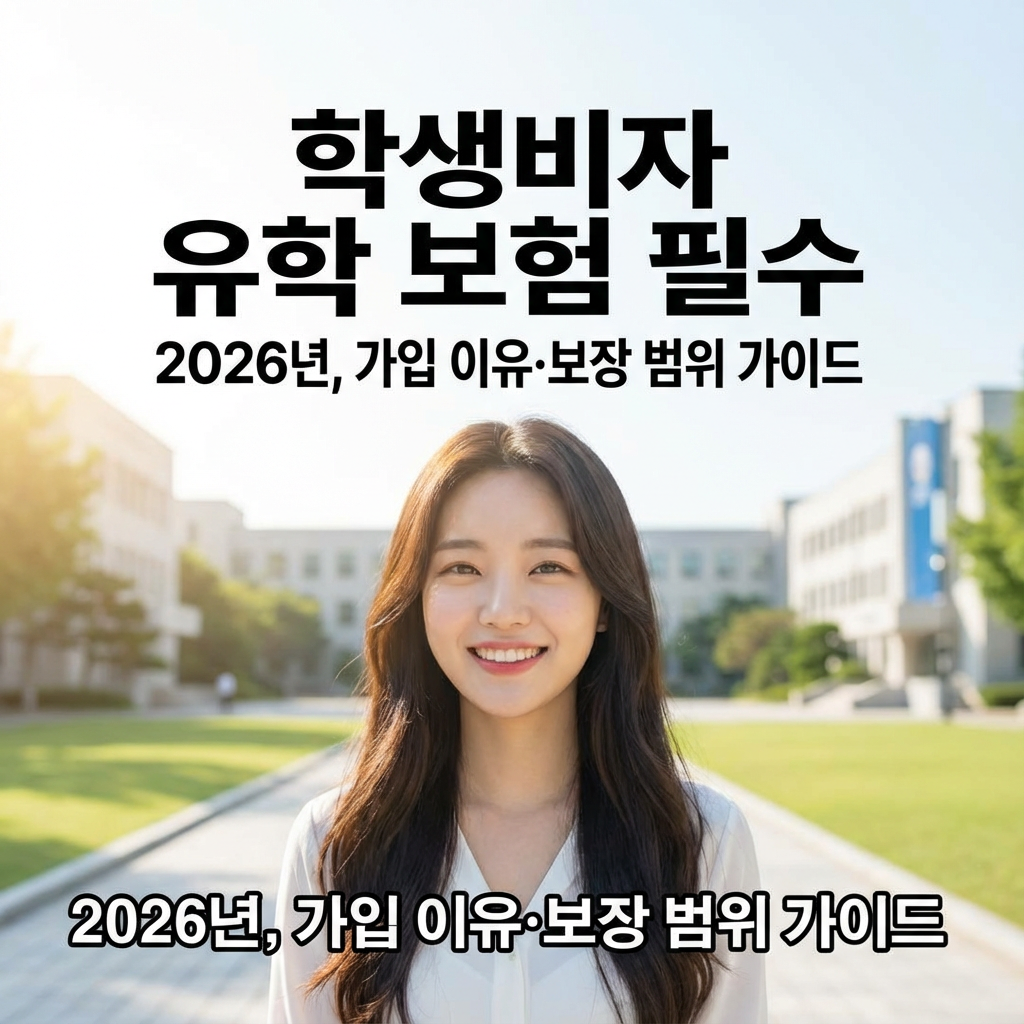 학생비자 유학생 보험 필수 2026년 | 가입 이유·보장 범위 가이드