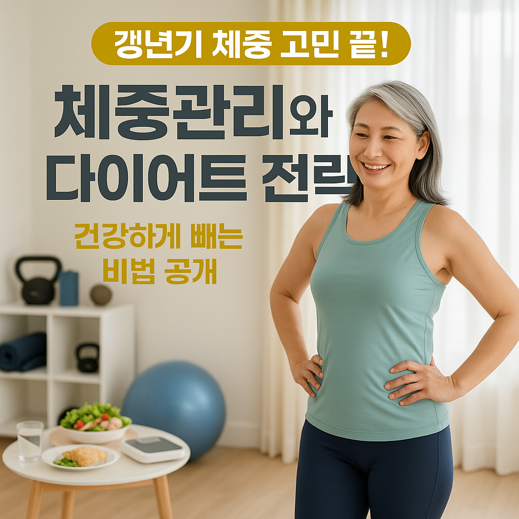 [6편] 갱년기 체중관리와 다이어트 전략 ⚖️