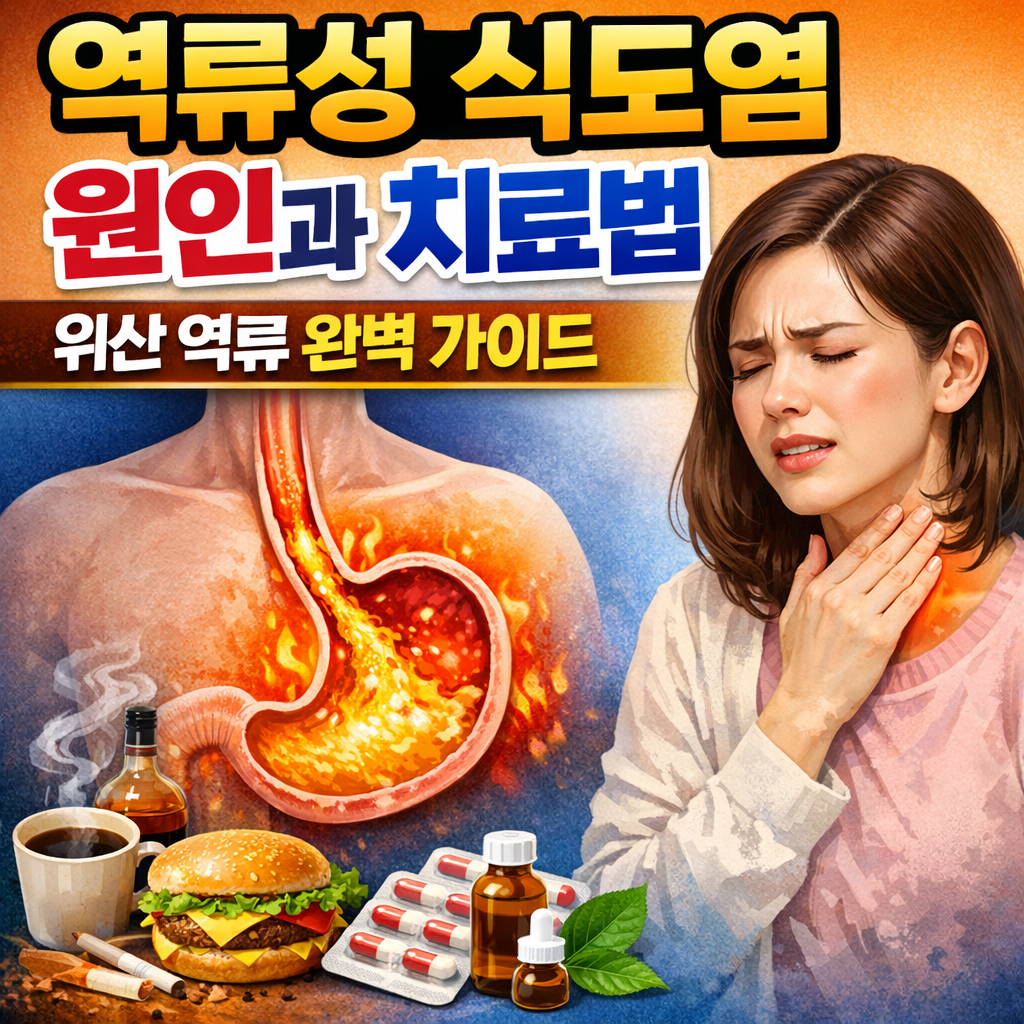 역류성 식도염 원인과 치료법