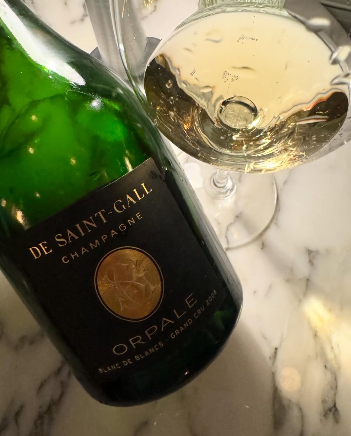 ๋ ์๊ฐ ์ค๋ฅดํ ๋ธ๋ ๋ ๋ธ๋ ๊ทธ๋ 2008๏ฝDe Saint-Gall Orpale Blanc de Blancs Grand Cru 2008, Champagne, France