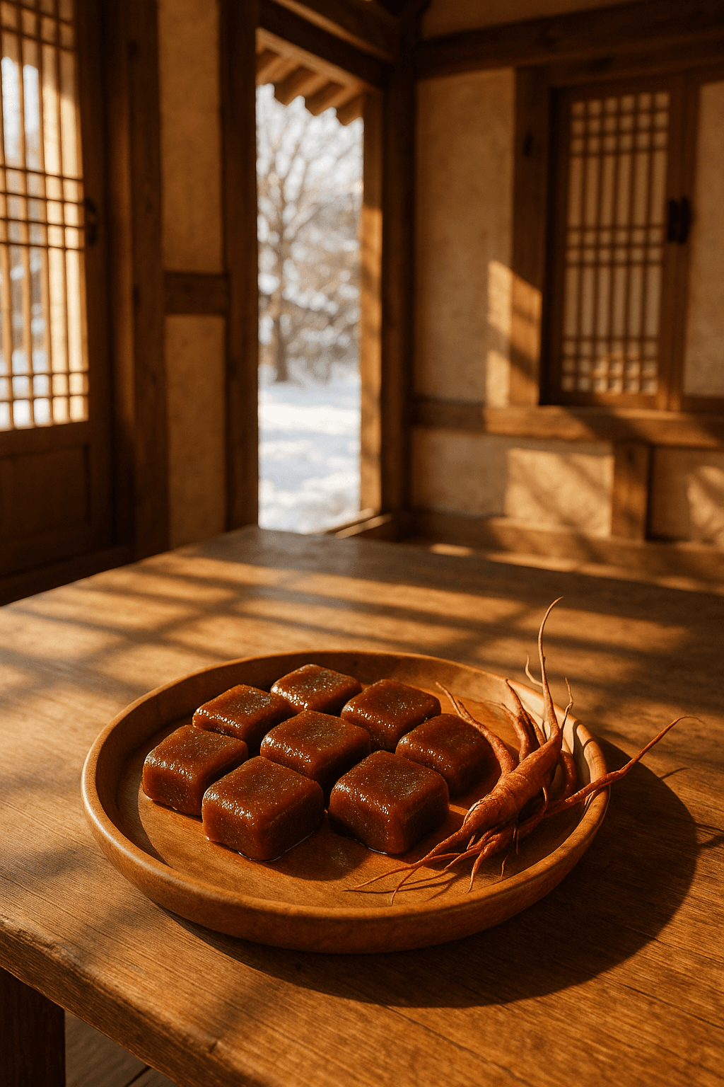 지리산 자락에서 겨울마다 쪄 먹던 청미래 떡