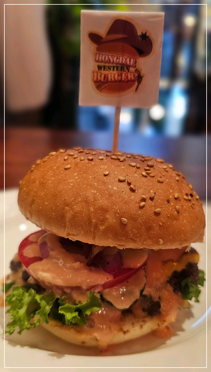 홍대 웨스턴 버거 버거 사진 이미지