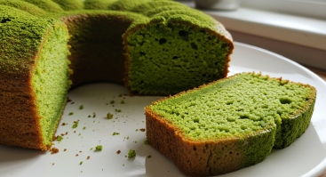 말차 파운드 케이크