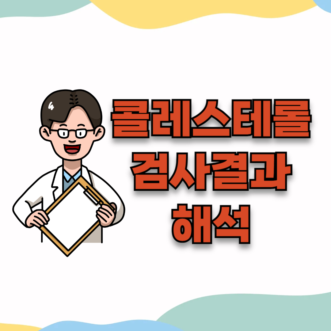 콜레스테롤 검사결과 해석 관련 이미지