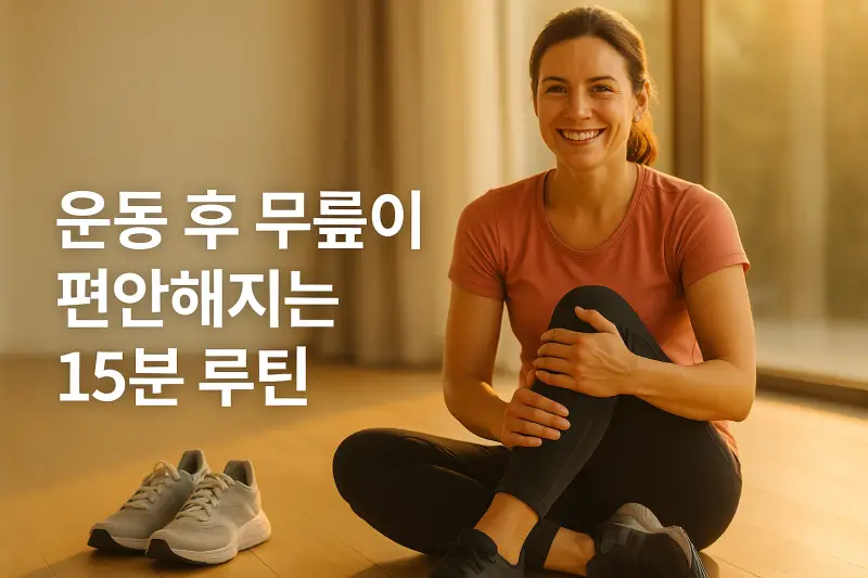 통증 없는 무릎, 운동 후 이렇게 관리하세요!