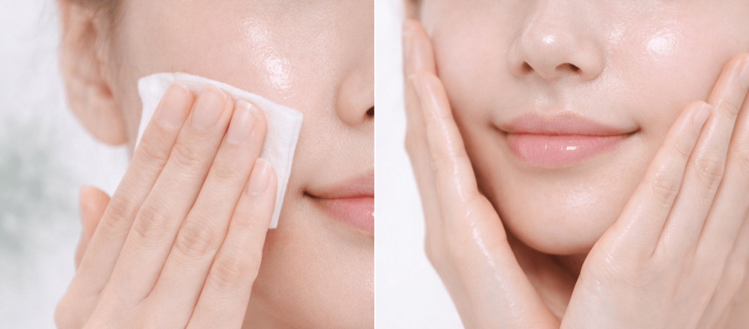 닦토와 흡토 방식의 비교사진