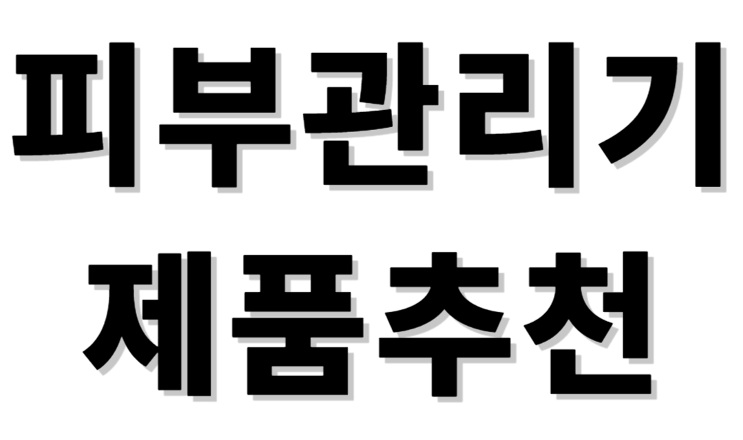 피부관리기 제품추천