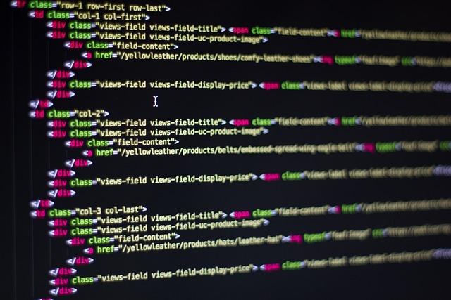 many codes are shown on the computer