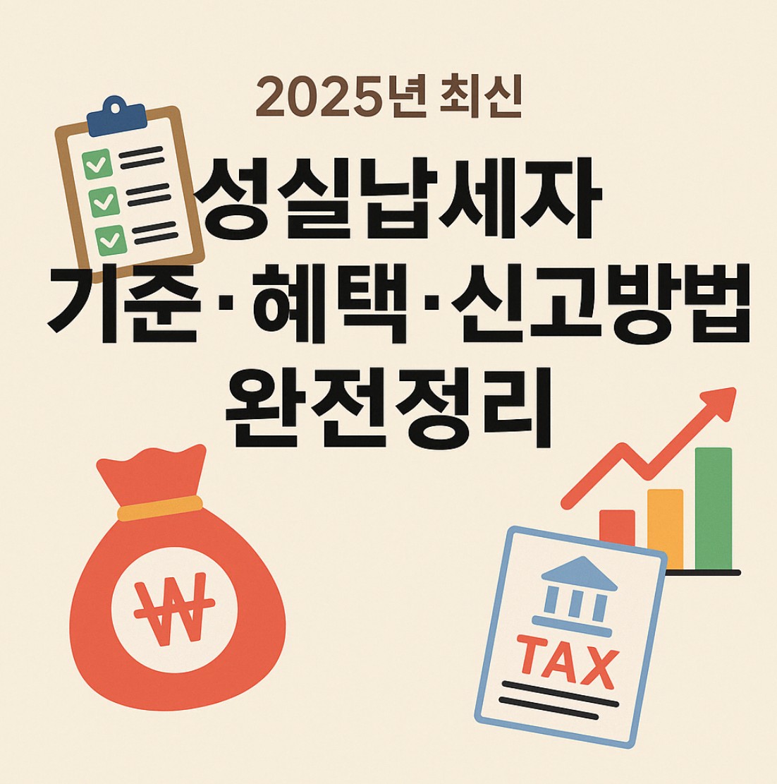 성실납세자 기준 혜택 신청방법