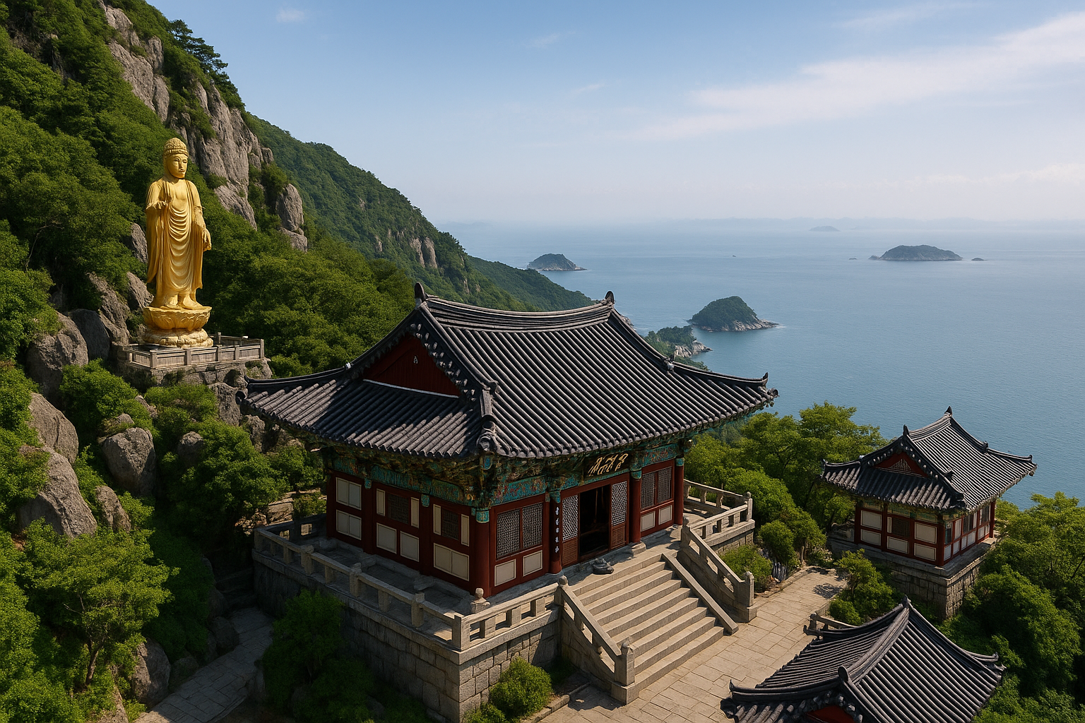 남해보리암 명소