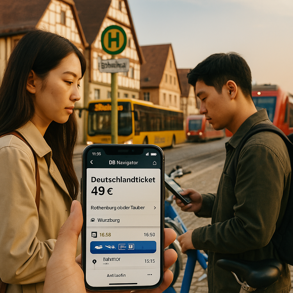 독일 소도시 여행 필수 어플과 교통패스