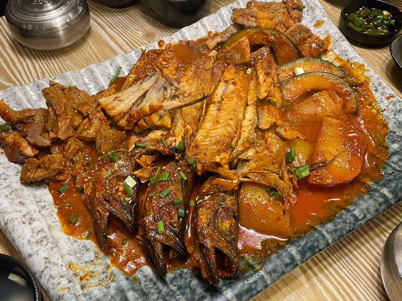 명태갈비조림