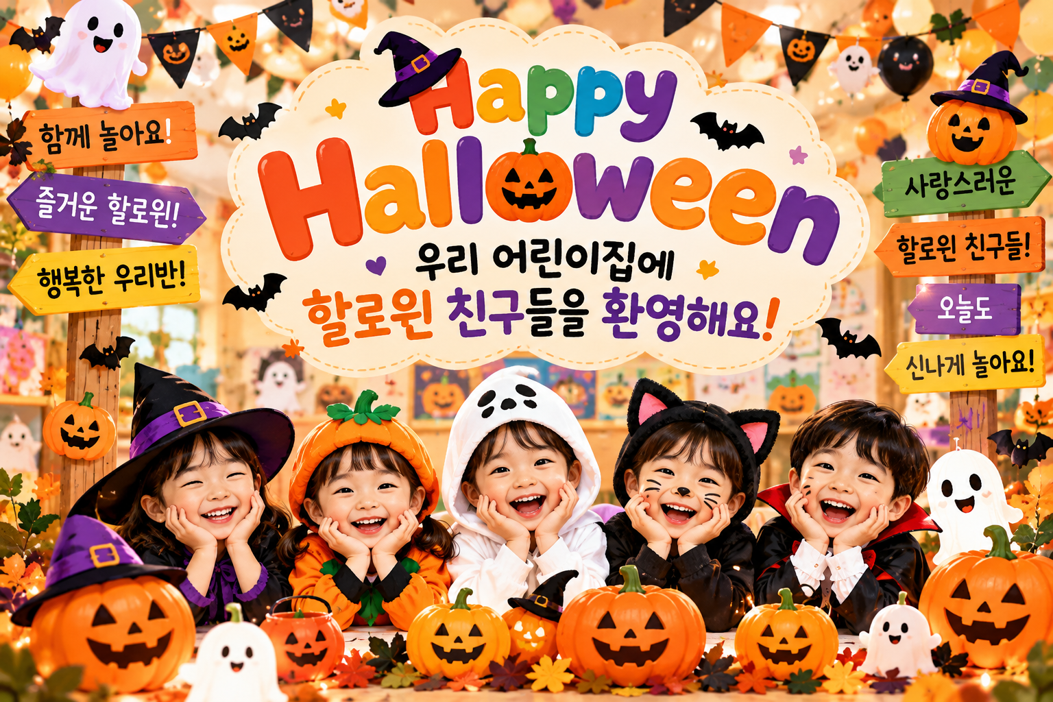 할로윈 어린이집 문구