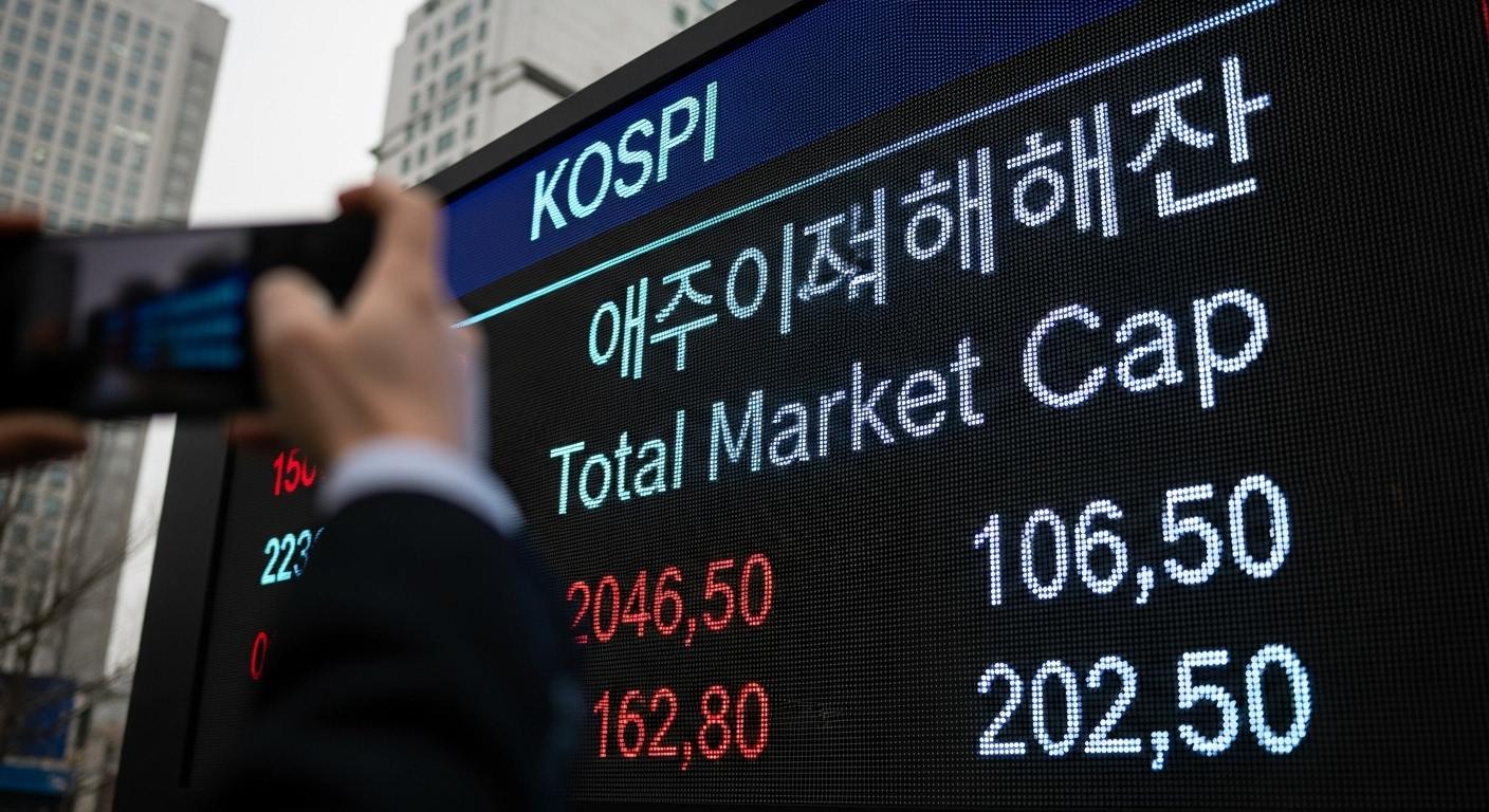 코스피 시가총액 전체 합계