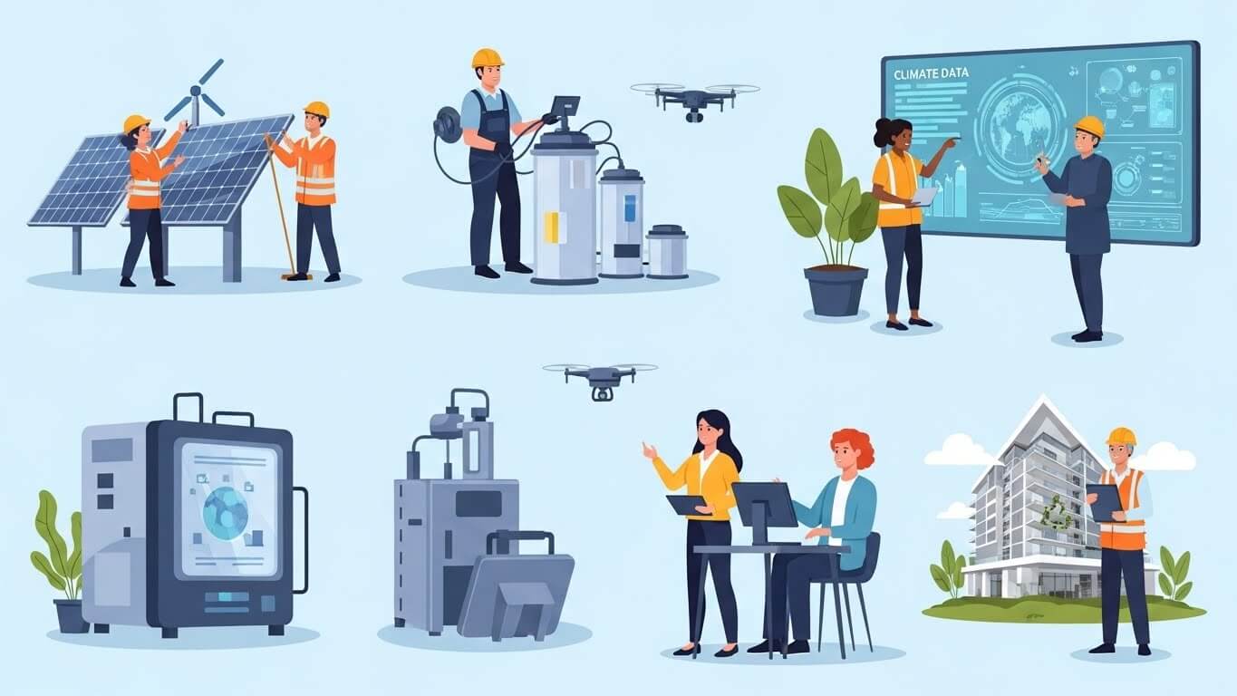 기후 위기로 주목받는 기술직 관련 사진