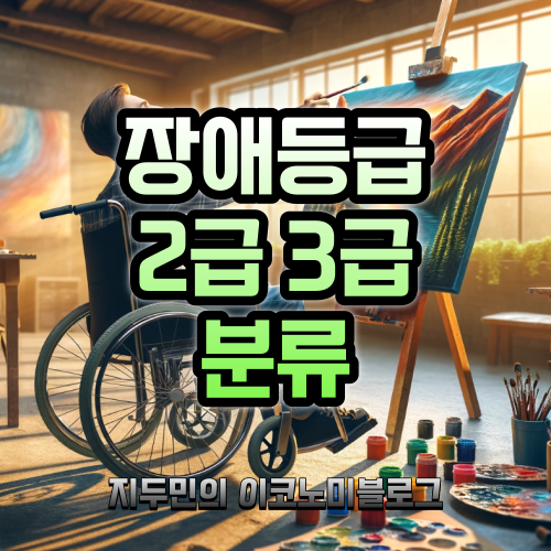 장애등급 2급 3급 분류
