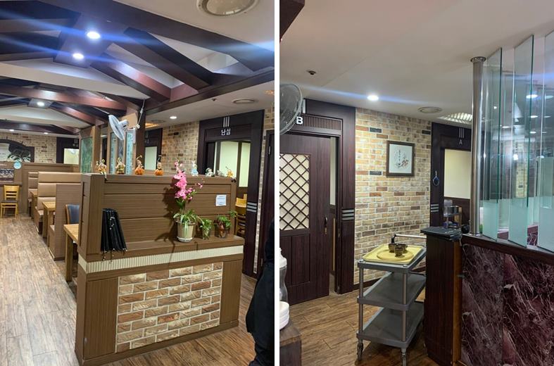 마실 목동점 룸 모습