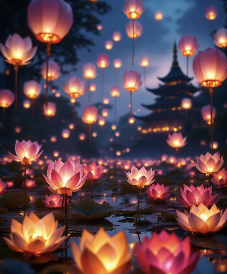 하나의 등불이 세상을 밝히듯