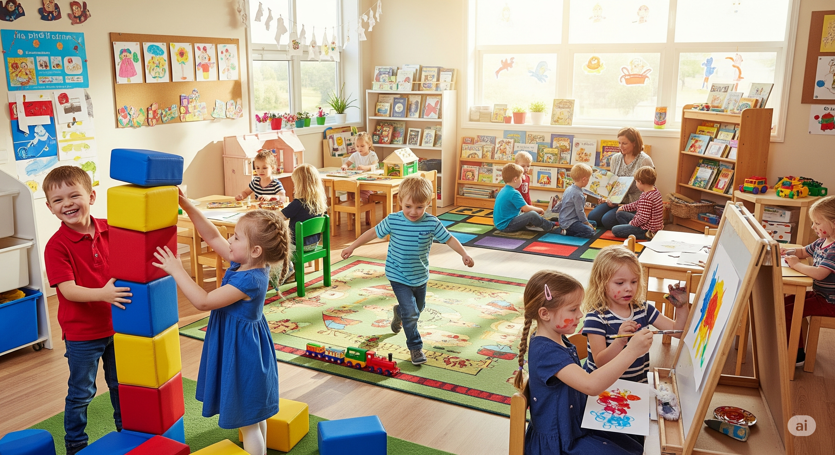 아이들이 놀이하는 이미지