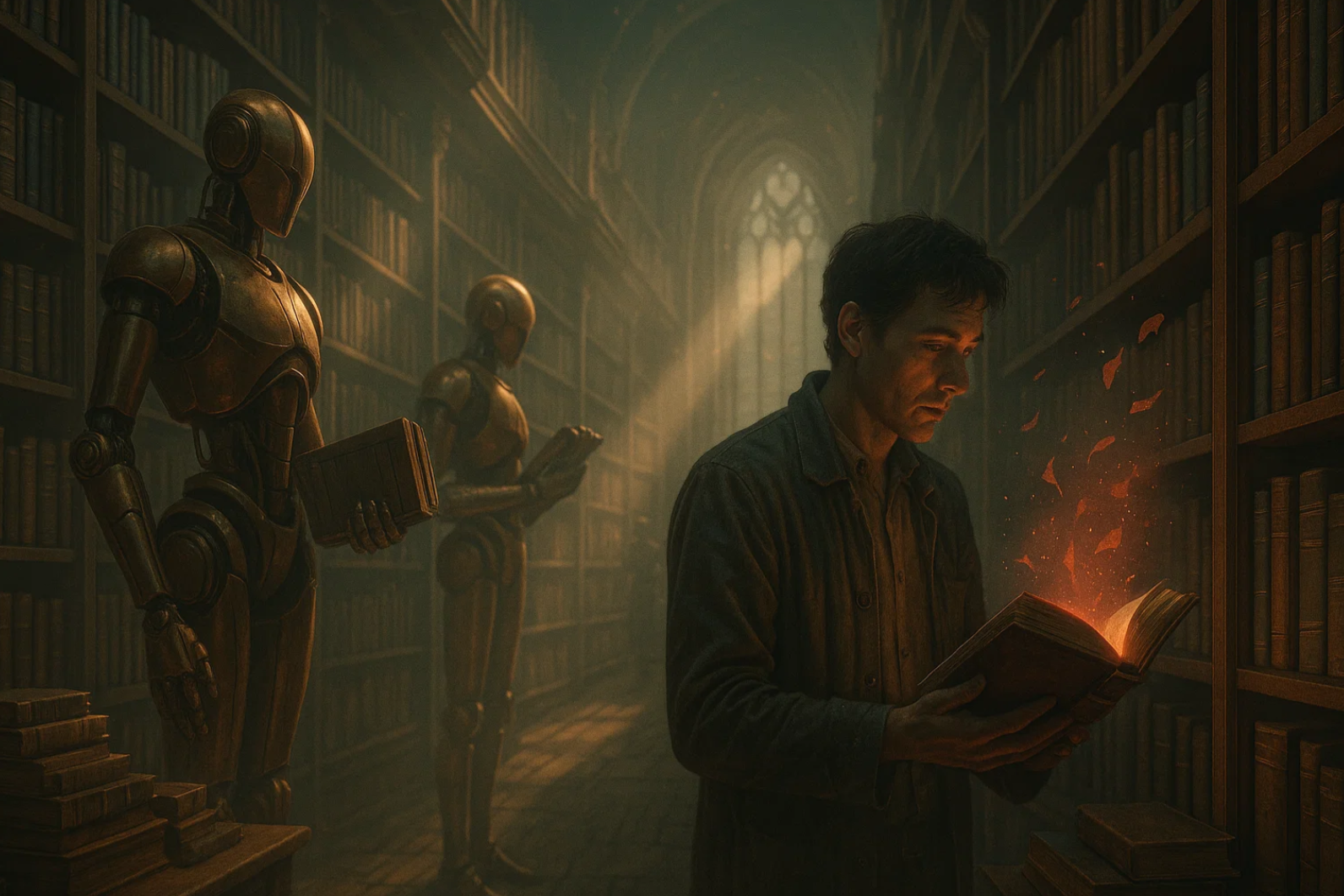 AI가 지식을 모두 정리한 시대, 인간은 왜 다시 책을 펼치는가? 관련 사진