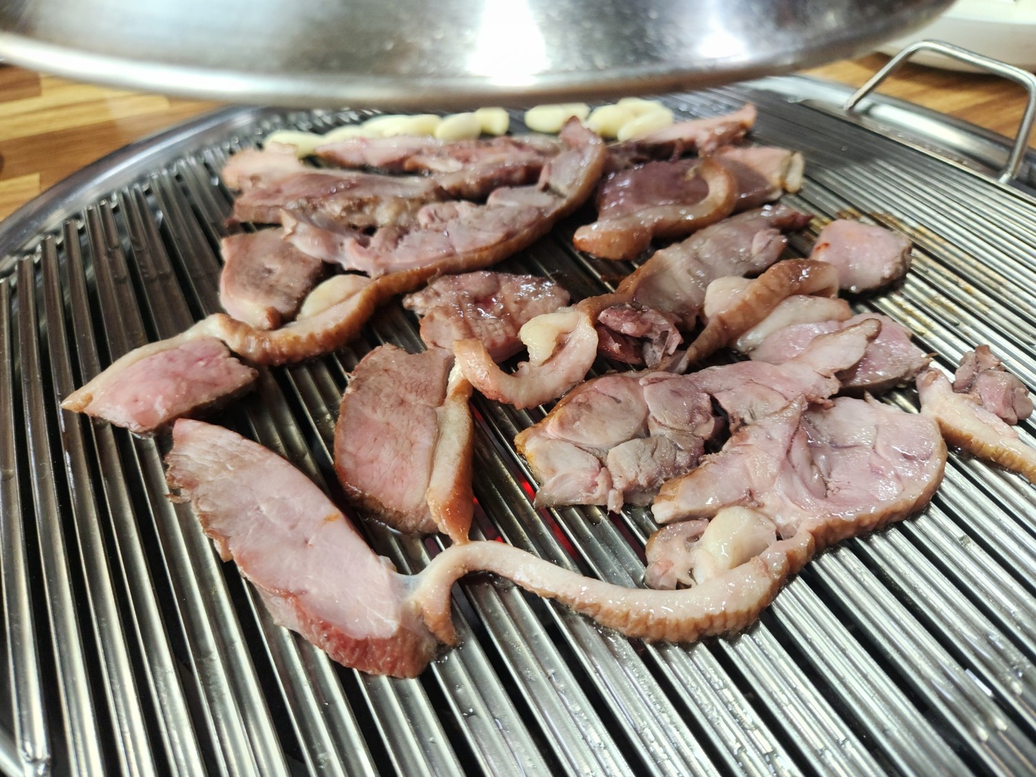 잘 익은 고기의 모습