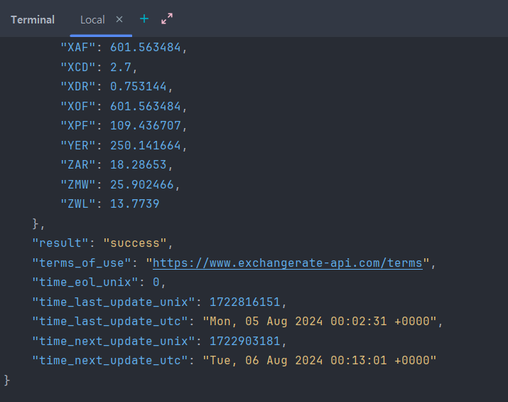 IntelliJ IDE Terminal