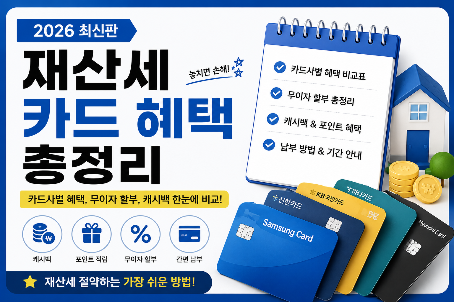 2026 삼성카드 재산세 혜택