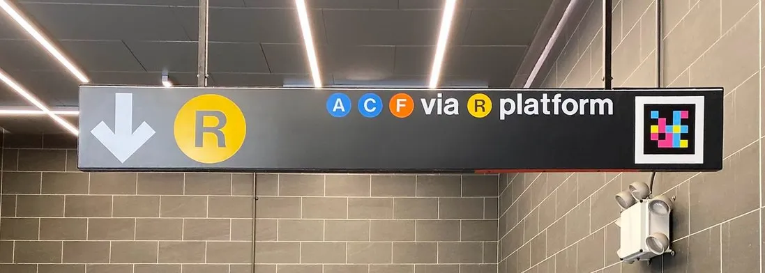 시각장애인 안내표지판 NaviLens