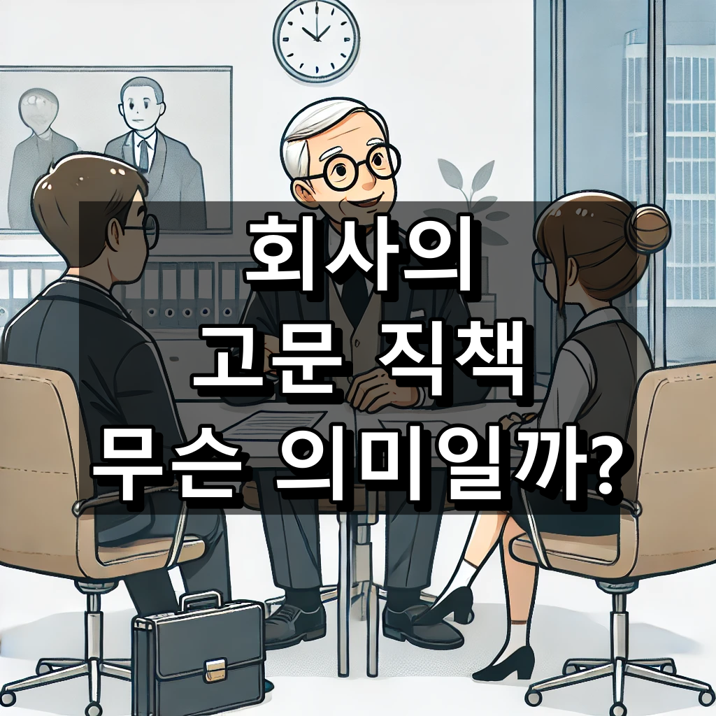회사 고문 뜻
