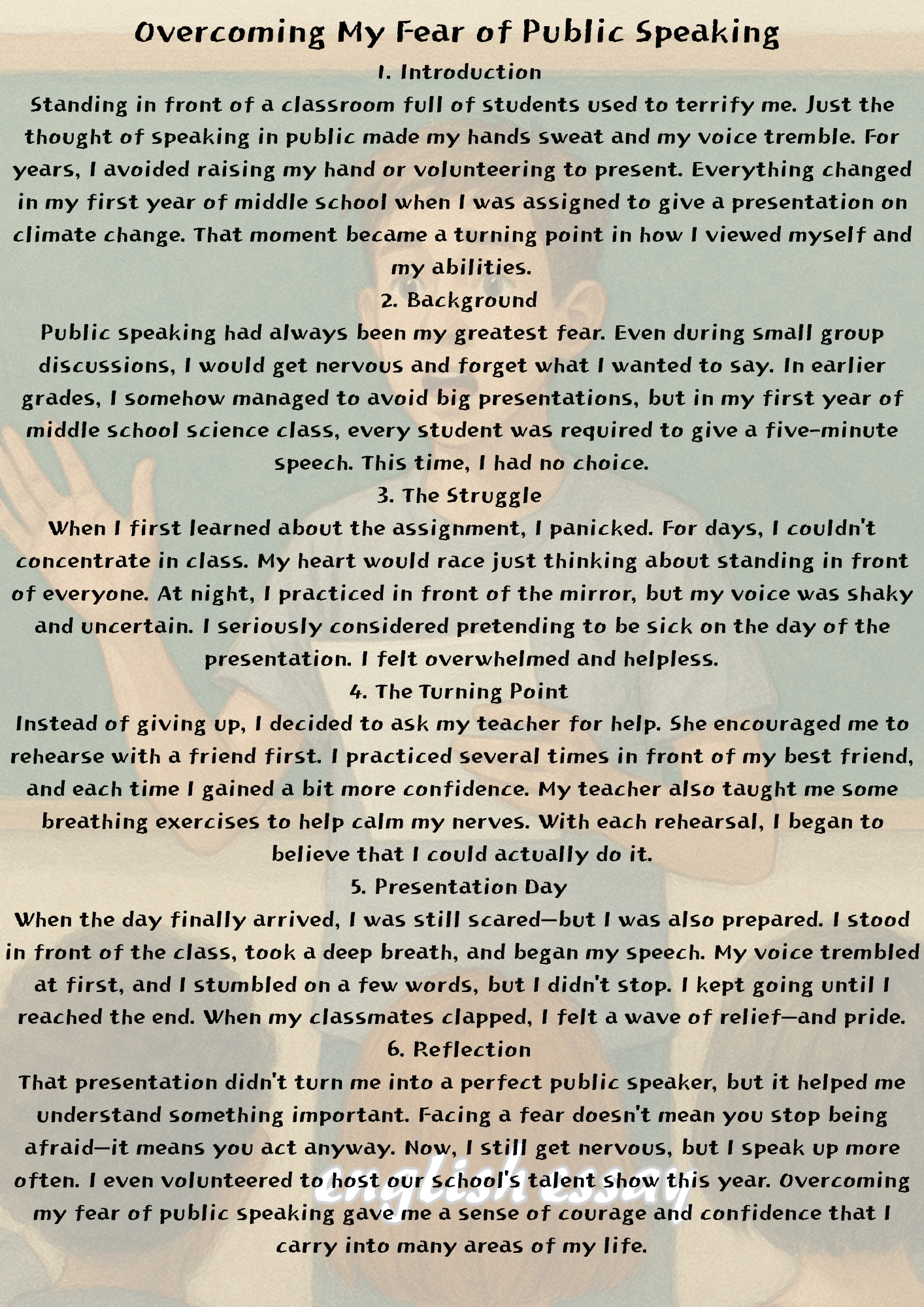 Overcoming My Fear of Public Speaking ❘ 발표 불안 극복하기