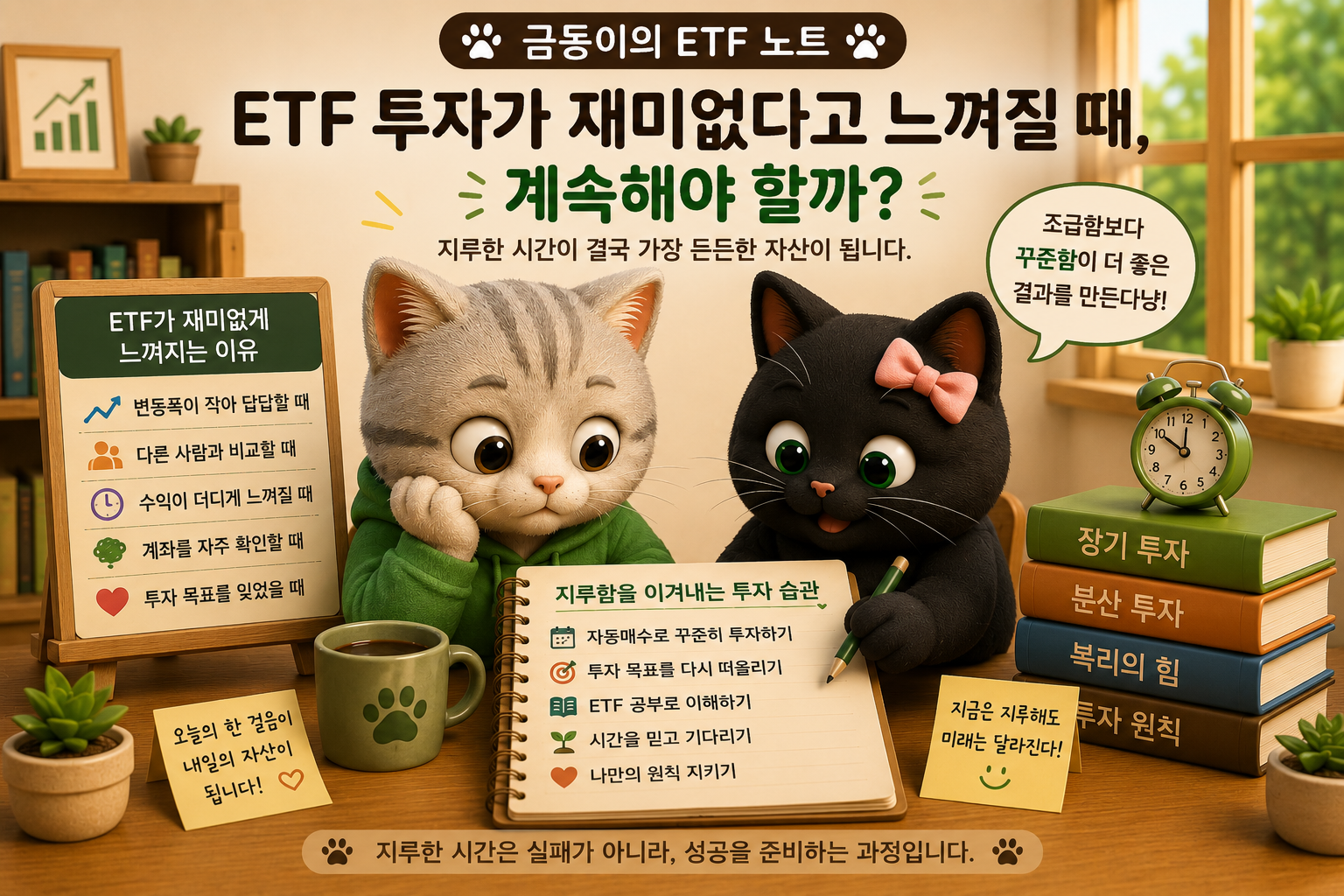 국내 주식ETF 투자가 재미없다고 느껴질때, 행동