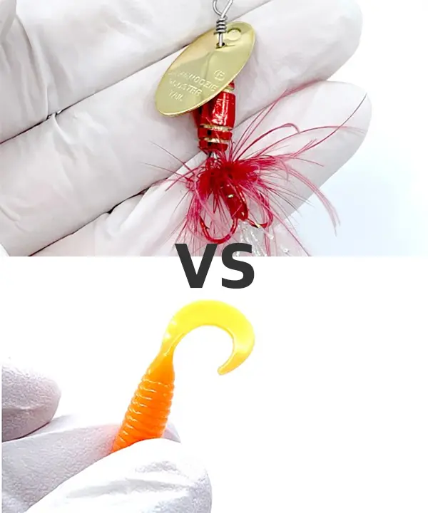 꺽지 잡을 때 스피너vs 웜 어떤 게 더 잘 무나요