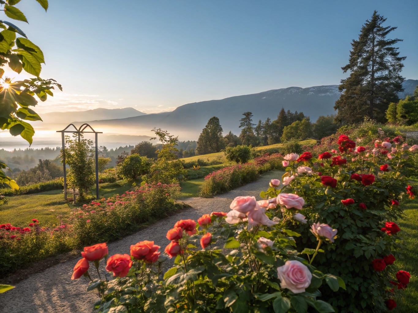 몰드 장미정원 사진