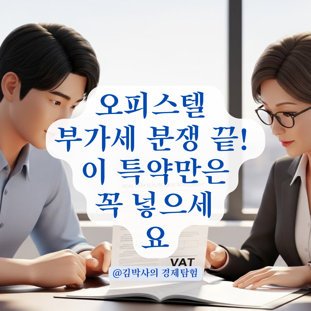 업무용 오피스텔 매수 시 부가세 분쟁 피하는 특약 작성법