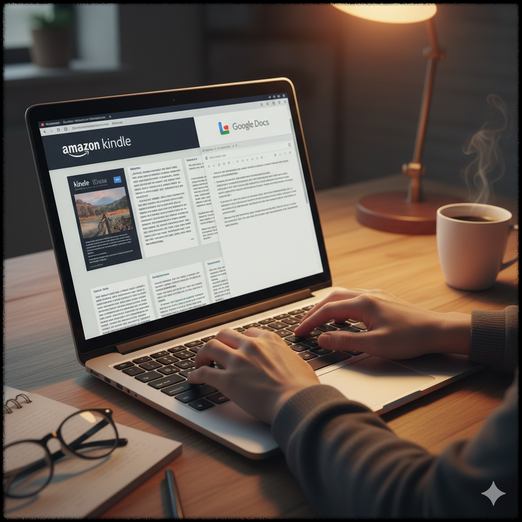 전자책 제작 과정을 나타낸 이미지