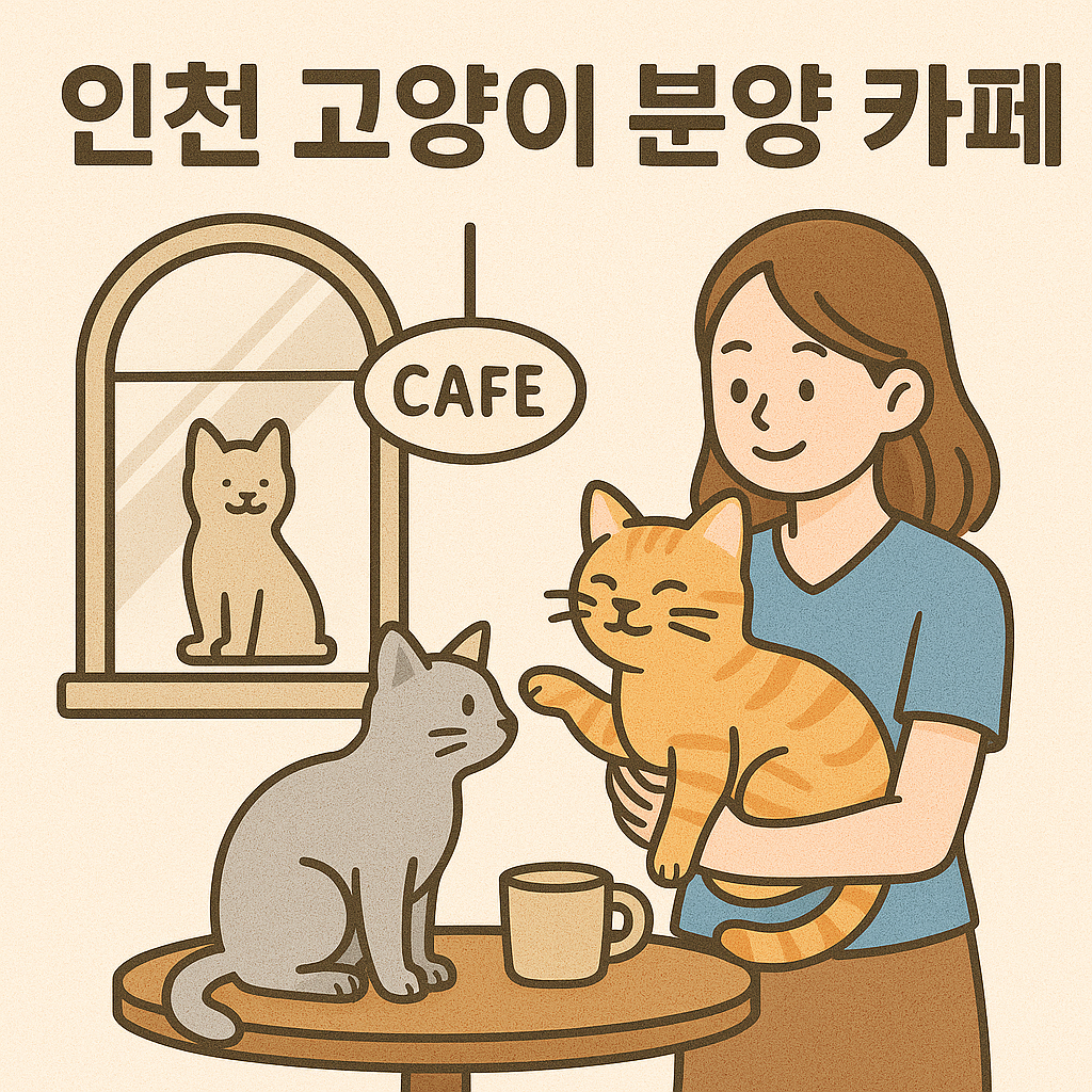 인천 고양이 분양 카페 이미지