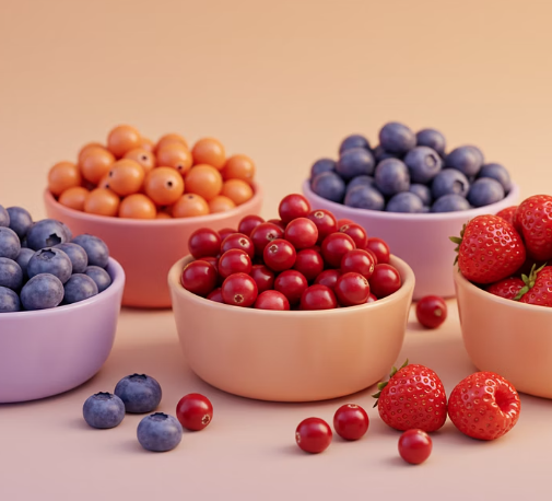 베리류: 항산화 슈퍼푸드