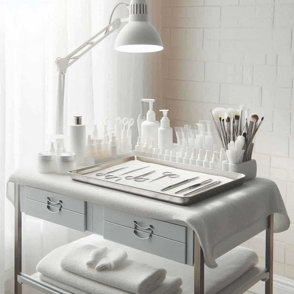 피부,체형관리 샵 배경