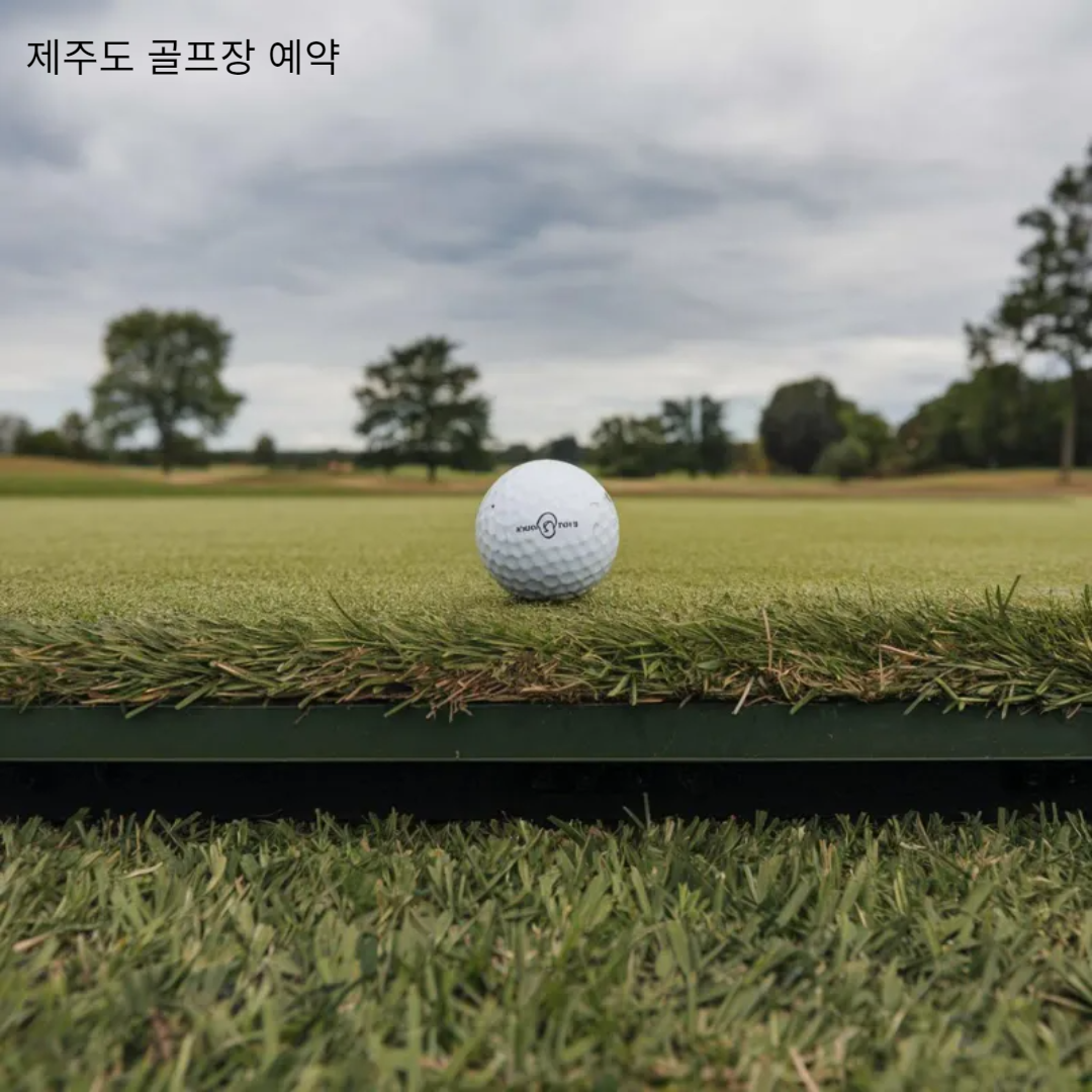 그린 위의 골프공