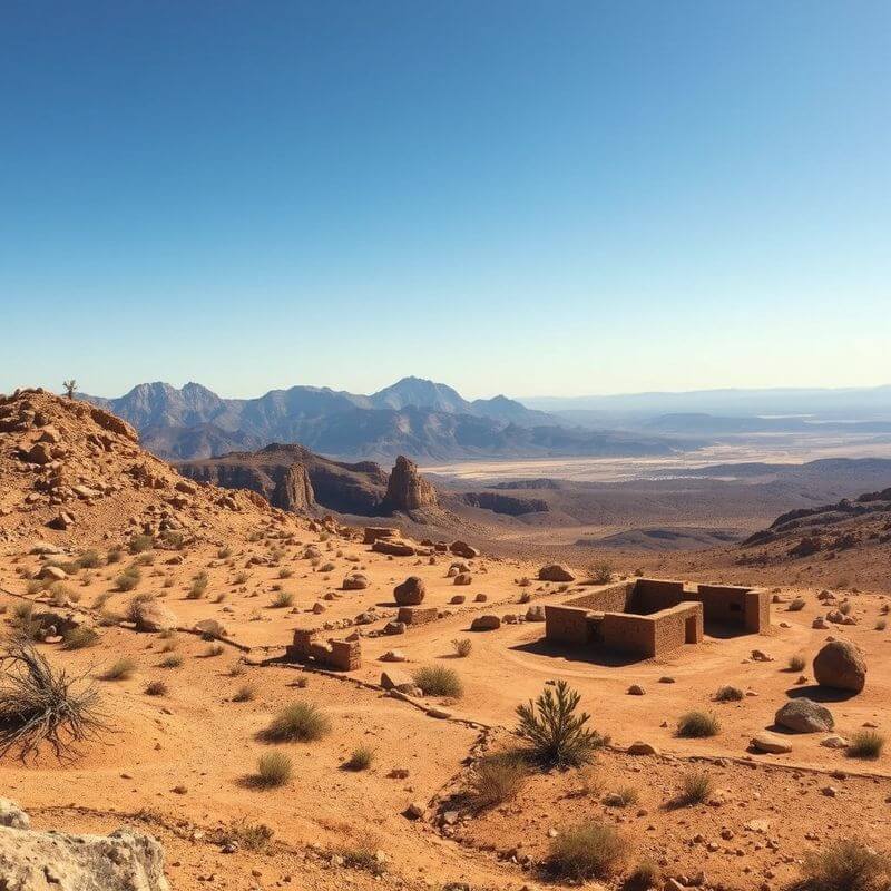 아말렉 족속이 살던 지역의 예