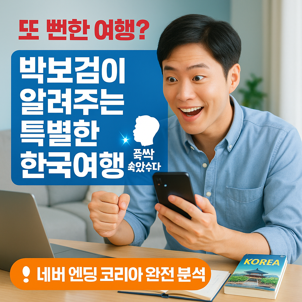 박보검 2025 관광홍보대사! 놓치면 후회할 정보 (출처 : 문화체육관광부)