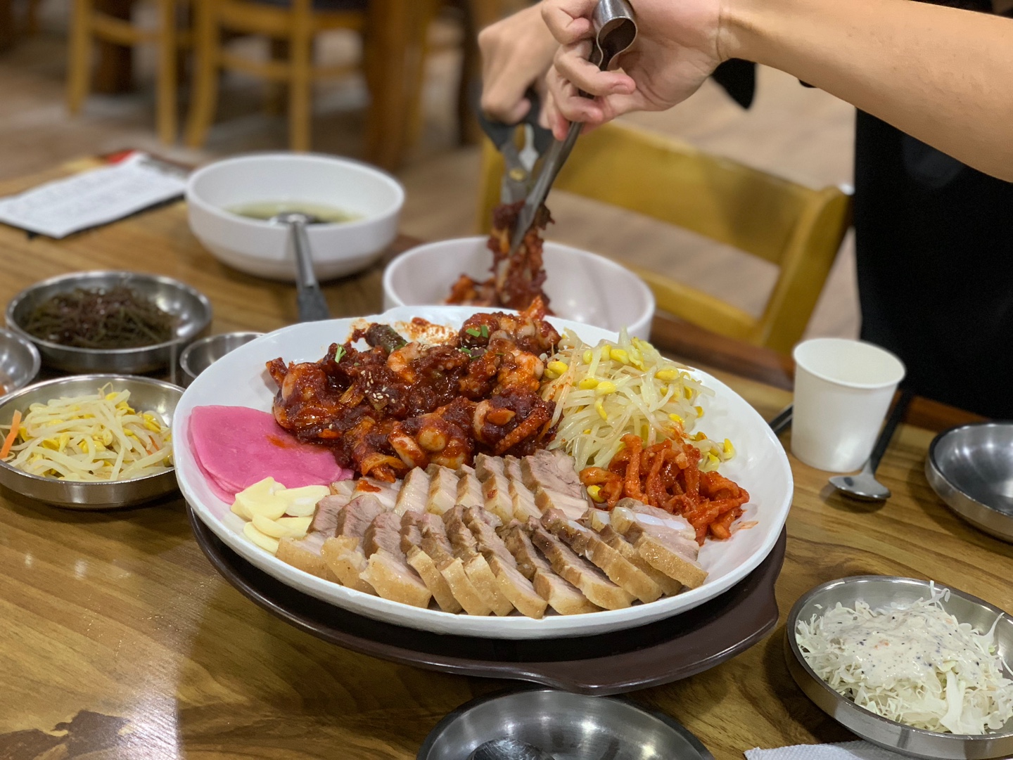 의왕 초가집(낙지보쌈)