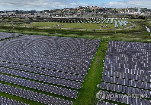 캘리포니아에 설치된 태양광 패널