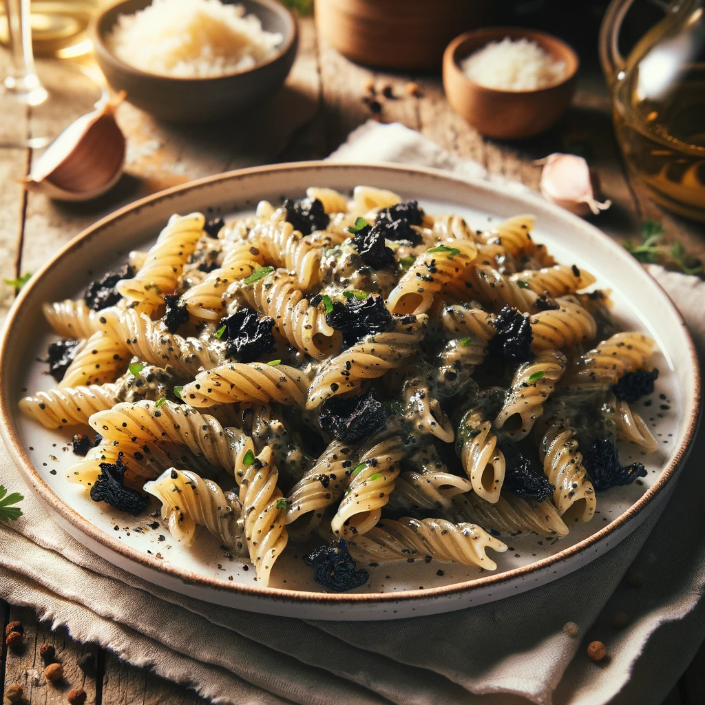 흑마늘 크림 파스타