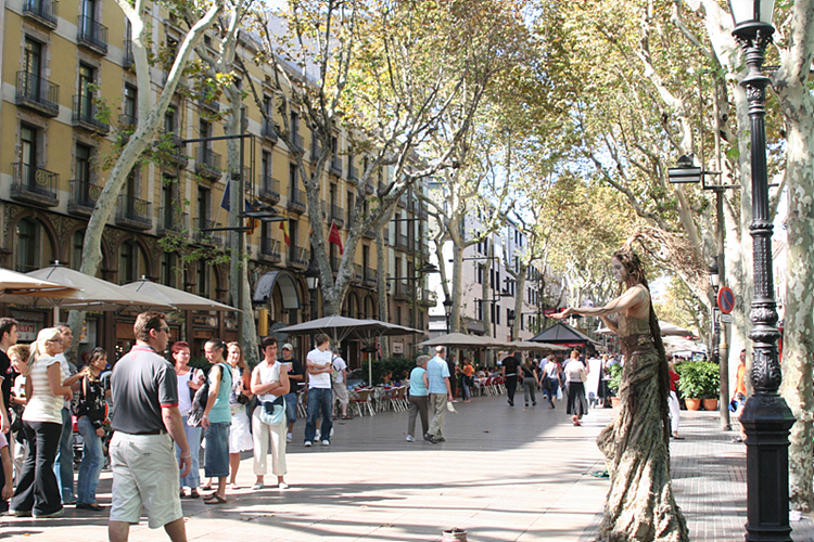 바르셀로나 람블라스 거리