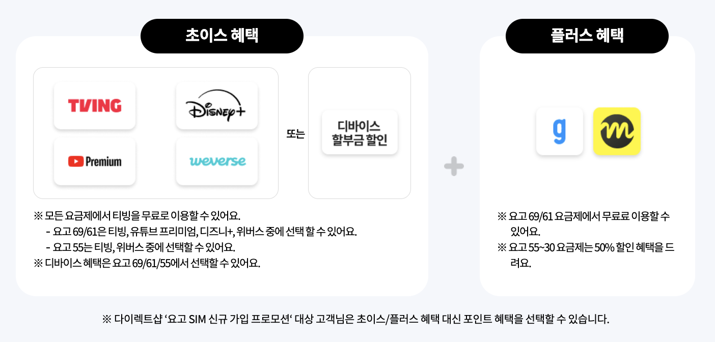KT 요고 다이렉트 요금제