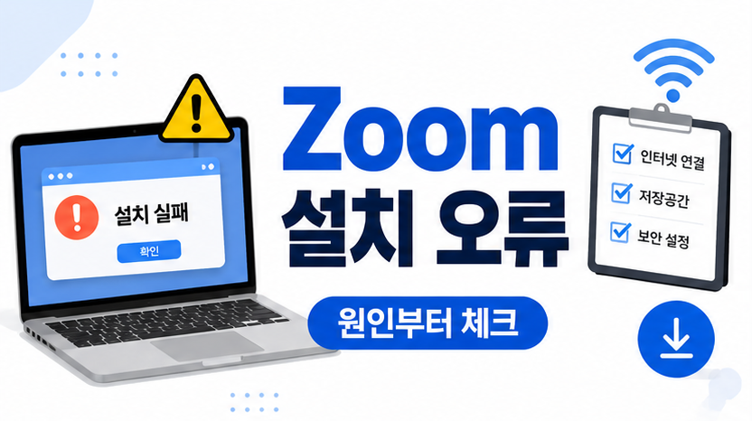 Zoom 설치 오류가 갑자기 뜨는 이유