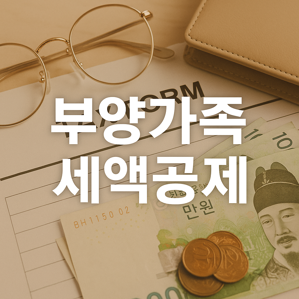 부양가족 세액공제 총정리