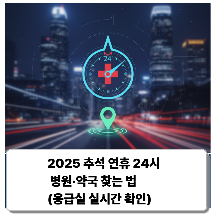 2025 -추석- 연휴- 24시- 병원&middot;-약국
